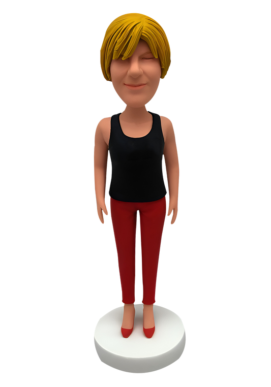 Casual Woman Custom Bobblehead-2