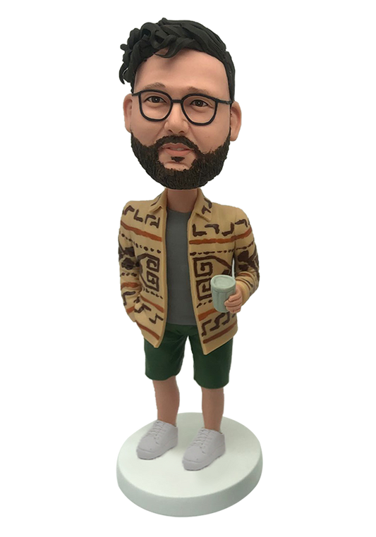 Coffee Man Custom Bobblehead