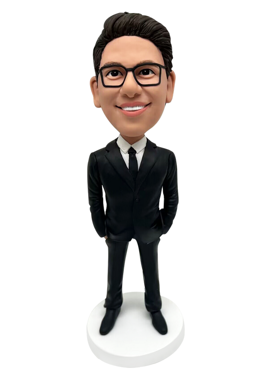 Confident Man Custom Bobblehead