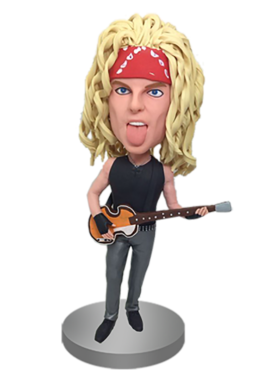 Cool Guitarist Custom Bobblehead