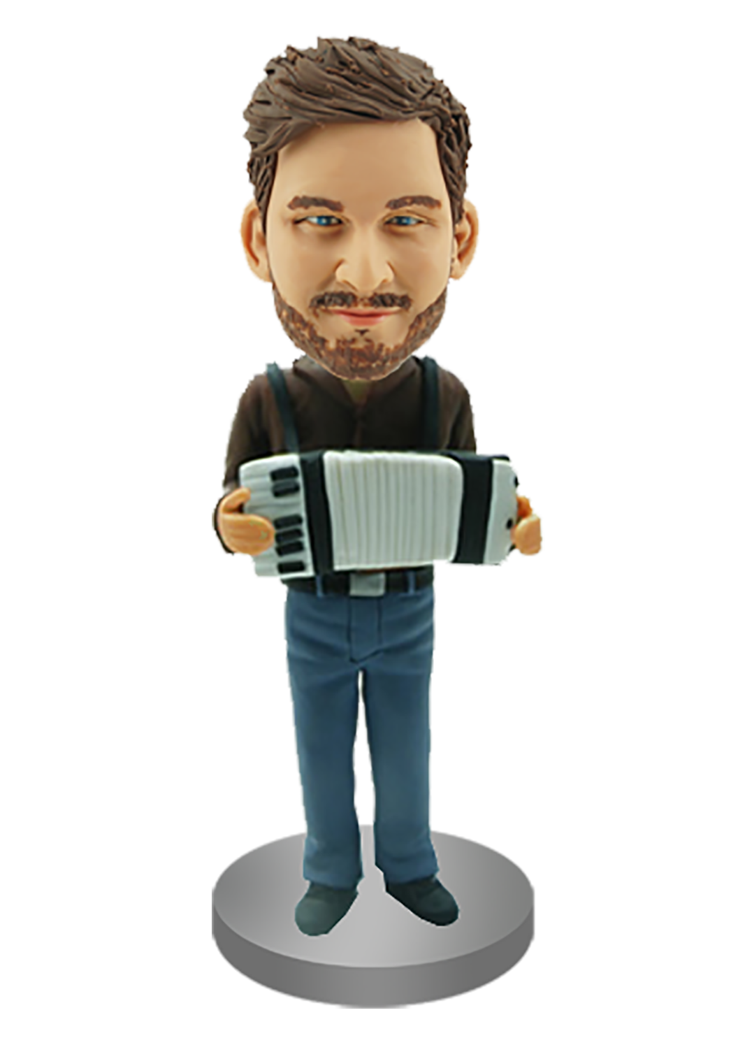 Custom Accordionist Bobblehead