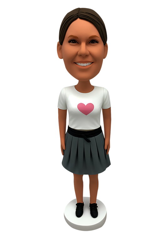 Cute Girl Custom Bobblehead