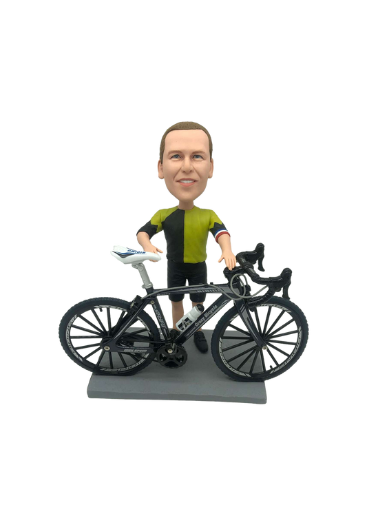 Cyclist Custom Bobblehead