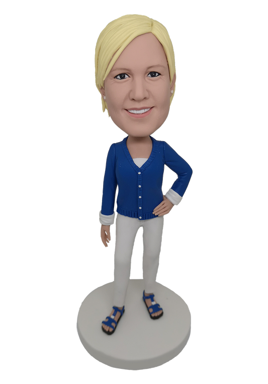 Elegant Lady Custom Bobblehead
