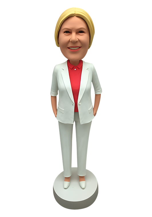 Elegant Woman Custom Bobblehead-13
