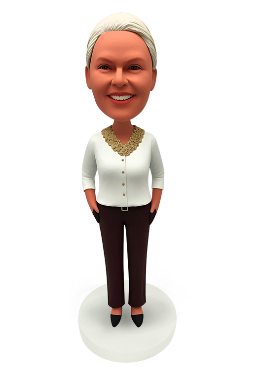 Elegant Woman Custom Bobblehead-2