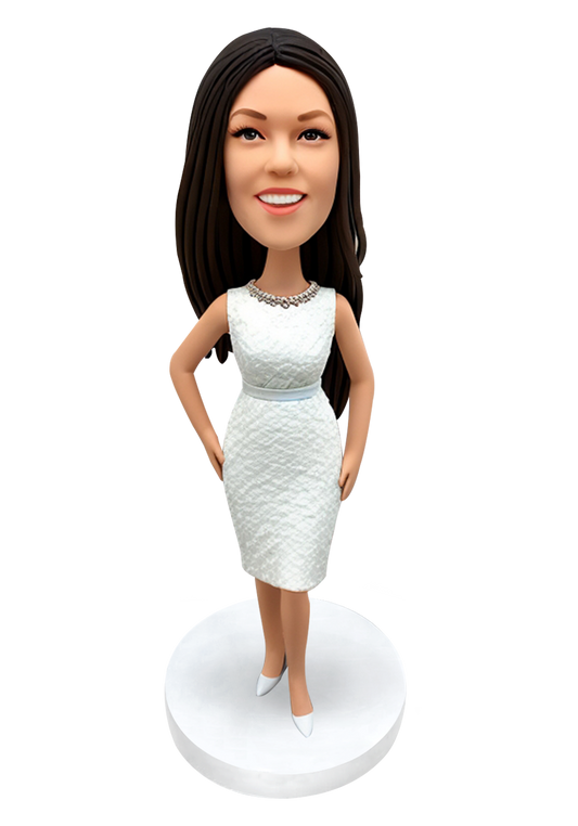 Evening Dress Custom Bobblehead-1