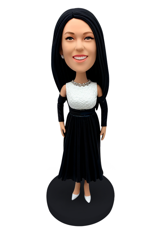 Evening Dress Custom Bobblehead-2