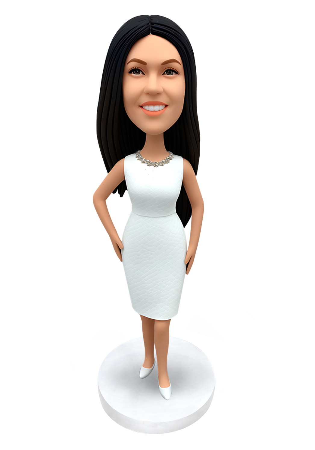 Evening Dress Lady Custom Bobblehead-2