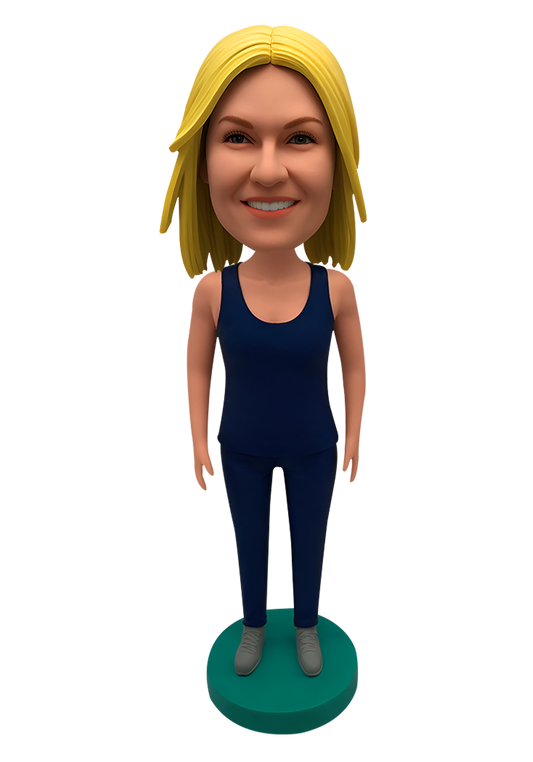 Fashional Woman Custom Bobblehead-11