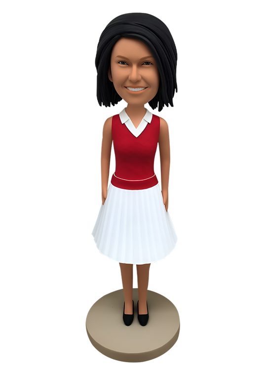 Fashional Woman Custom Bobblehead-14