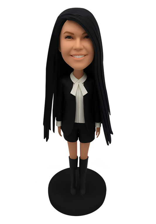 Fashional Woman Custom Bobblehead-15