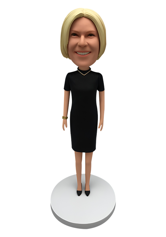 Fashional Woman Custom Bobblehead-16