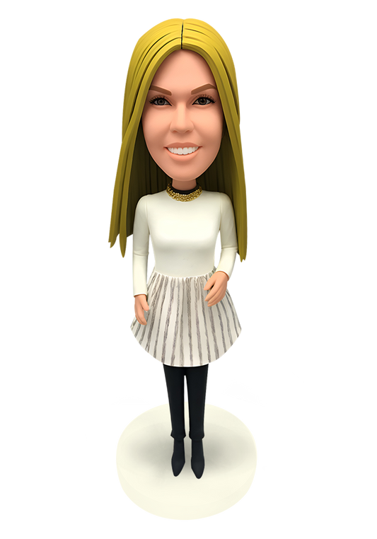 Fashional Woman Custom Bobblehead-17