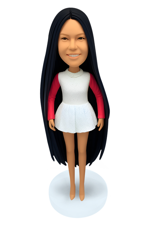 Fashional Woman Custom Bobblehead-19