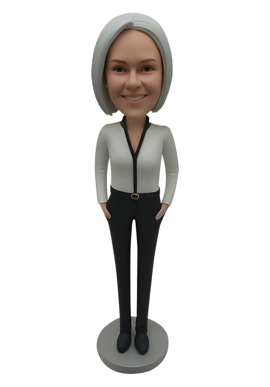 Fashional Woman Custom Bobblehead-20