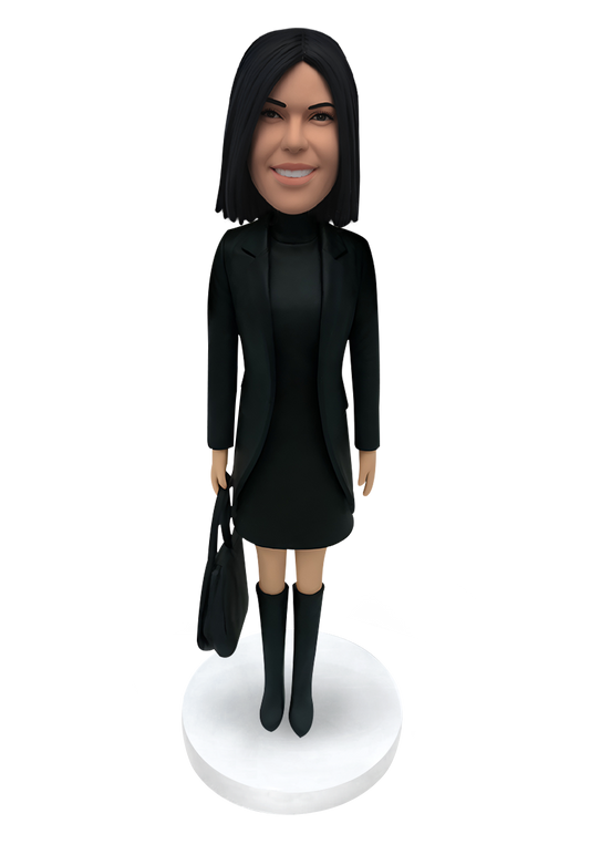 Fashional Woman Custom Bobblehead-3