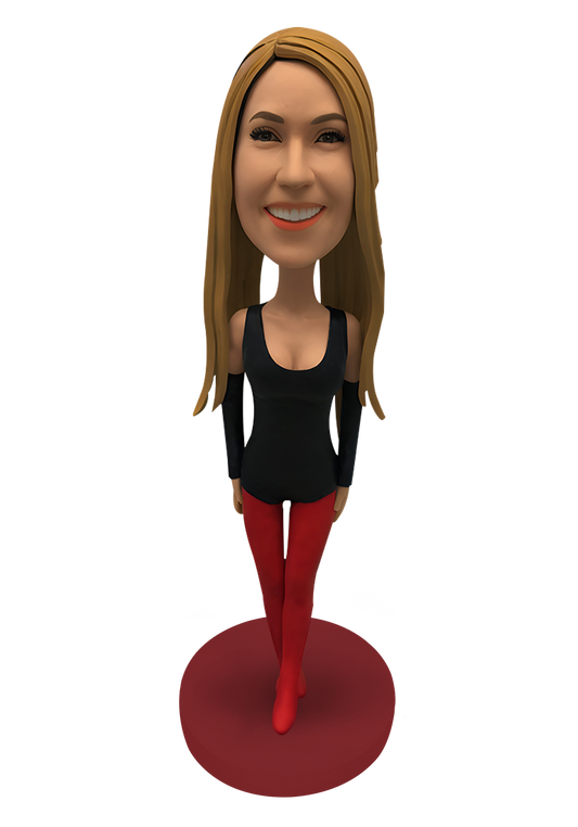 Female Dancer Custom Bobblehead-3
