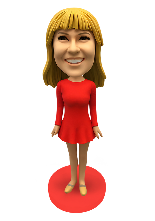 Female Dancer Custom Bobblehead-4