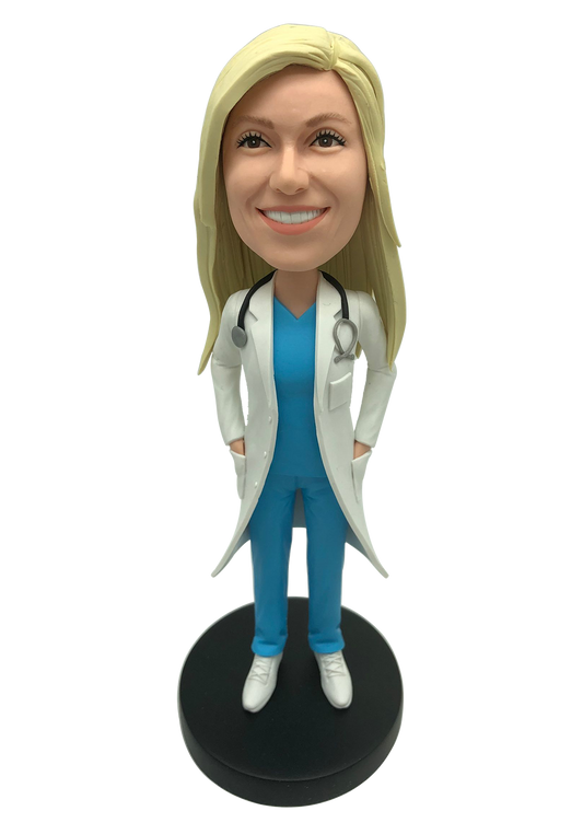 Female Doctor Custom Bobblehead