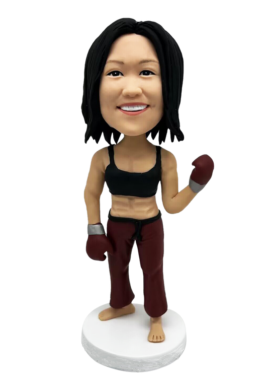 Female Fighter Custom Bobblehead