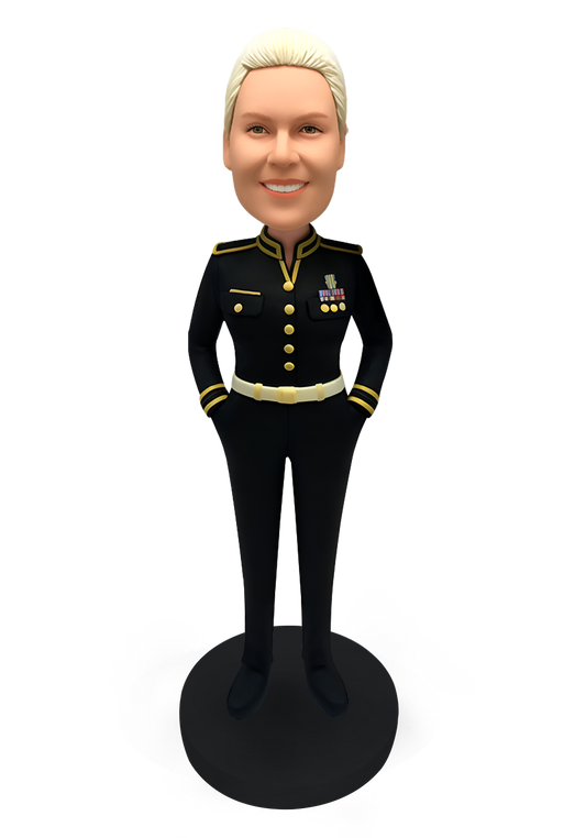 Female Officer Custom Bobblehead-3