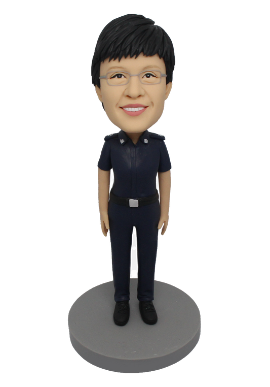 Police Woman Custom Bobblehead