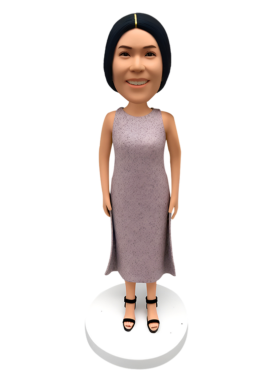Female in Sandals Custom Bobblehead-2