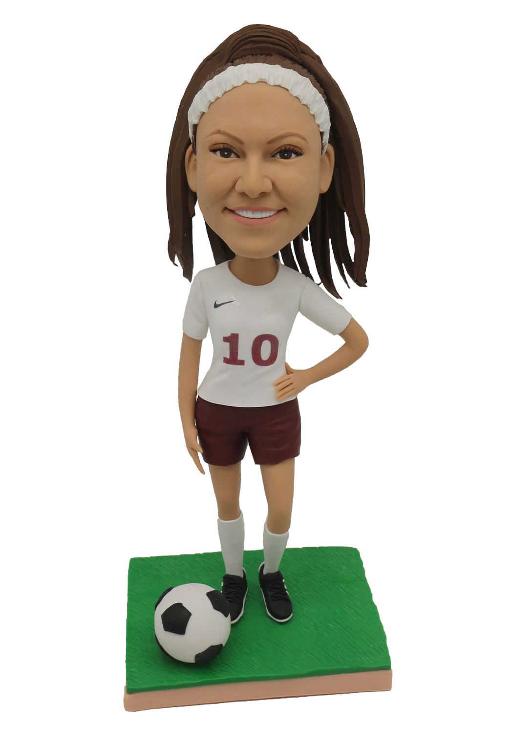 Football Girl Custom Bobble Head
