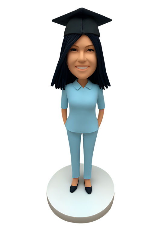 Nurse Graduation Custom Bobblehead-1