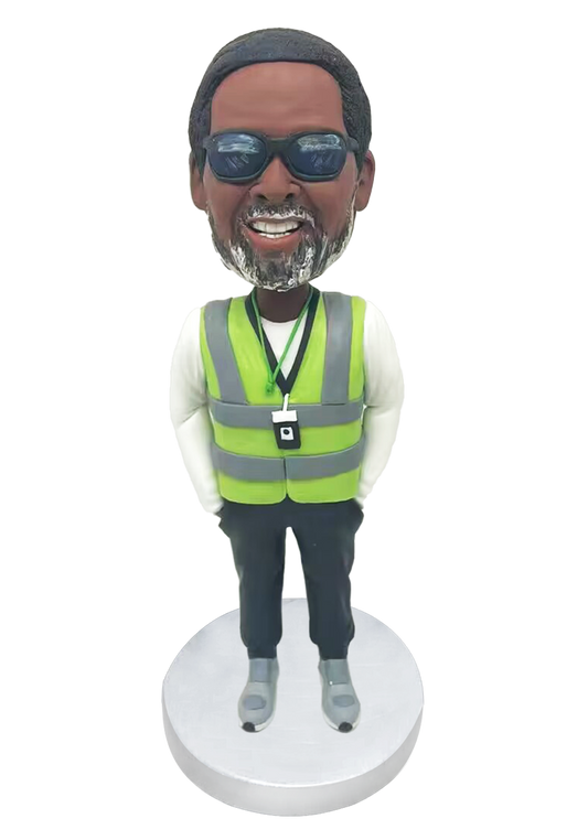 High Vis Vest Custom Bobblehead