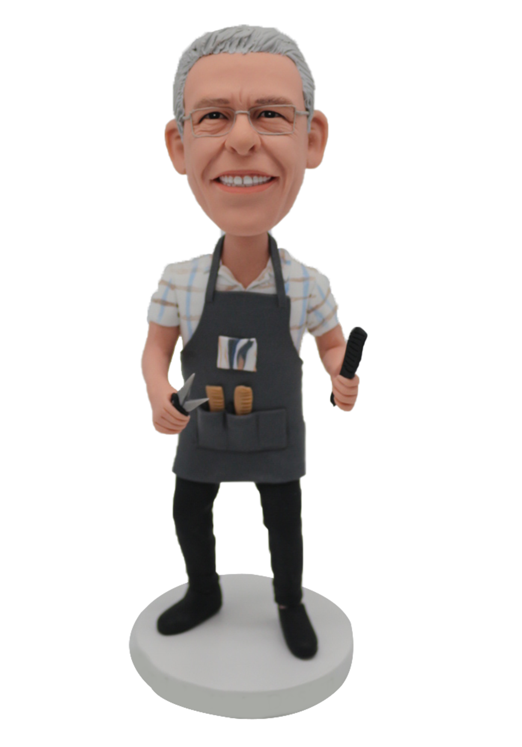 Male Barber Custom Bobblehead-1