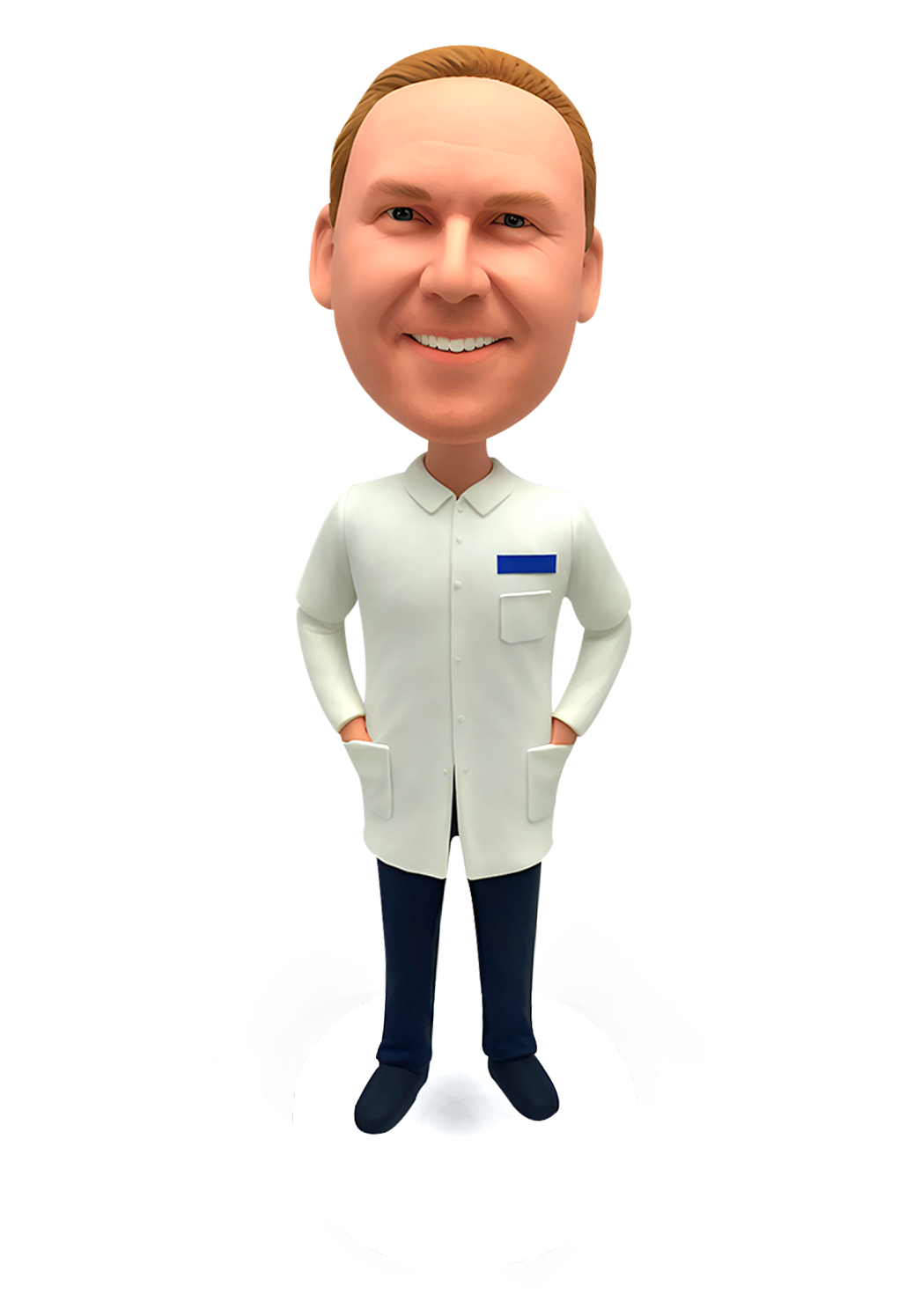 Male Nurse Custom Bobble Head-3
