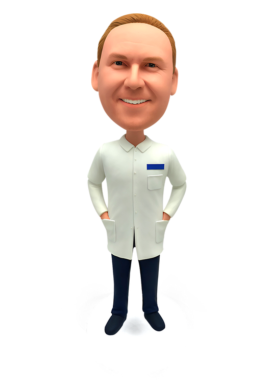 Male Nurse Custom Bobble Head-3