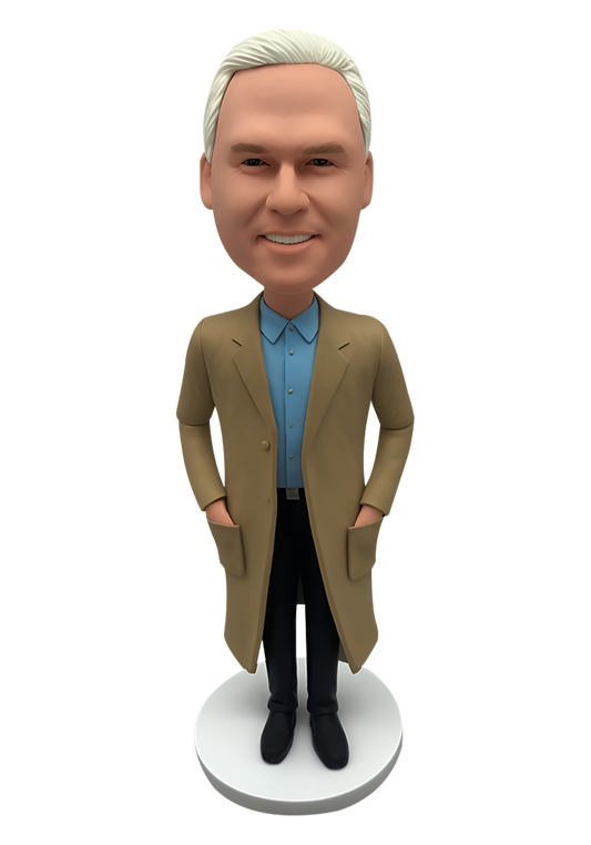 Man in Coat Custom Bobblehead-3
