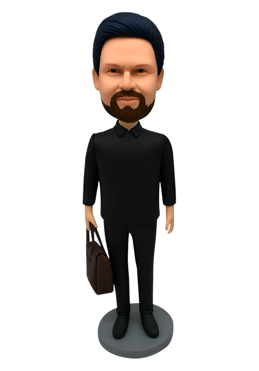 Man with Bag Custom Bobblehead-3