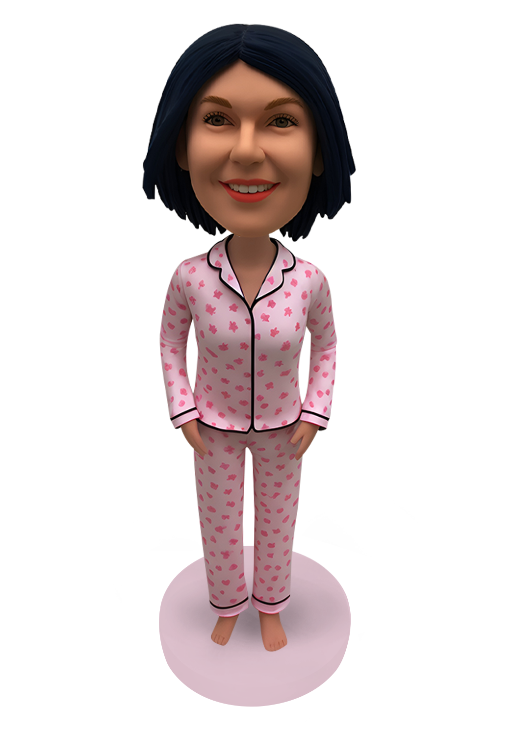 Pajamas Woman Custom Bobblehead-3