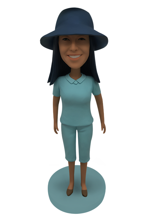 Picnic Woman Custom Bobblehead