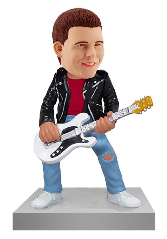 Rock Guitarist Custom Bobblehead