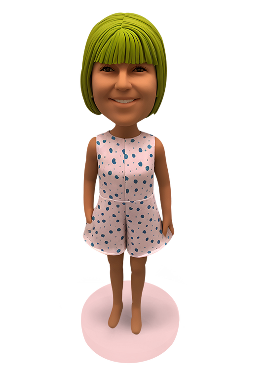 Rompers Girl Custom Bobblehead-1