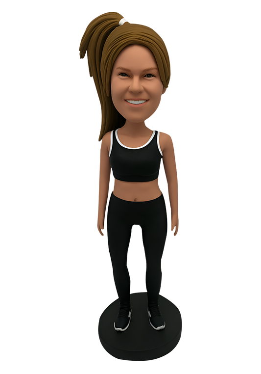 Short Top Girl Custom Bobblehead-3