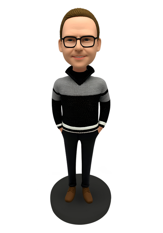 Sweater Man Custom Bobblehead-1