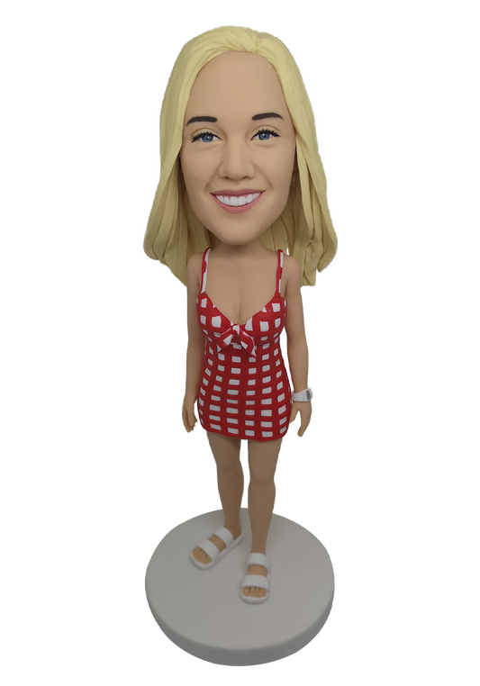 Swimming Suit Girl Custom Bobblehead