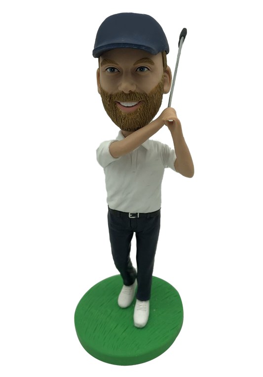 Swing Golfer Custom Bobblehead-1