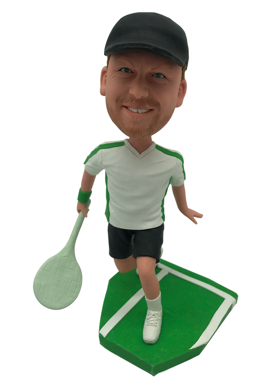 Tennis Man Custom Bobblehead