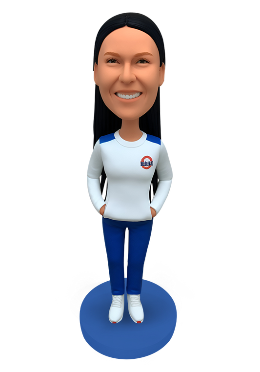 Track Suit Woman Custom Bobblehead-22