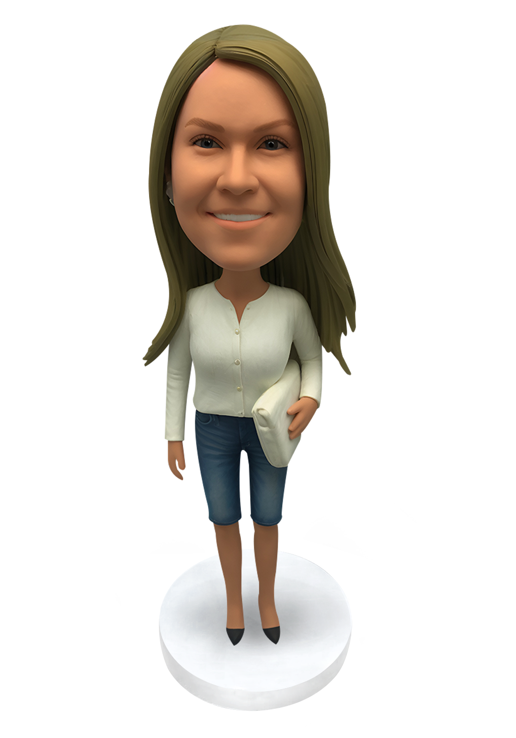 Woman With Pillow Custom Bobblehead